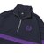 125K1050100　M Bi-Color Half Zip Sweat　NAVY　701869-0001