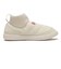 UFS7115REN　IN OUT FAUX SUEDE KNITTED BOOT　SHADED WHITE　703027-0002