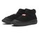 UFS7115REN　IN OUT FAUX SUEDE KNITTED BOOT　BLACK　703027-0001