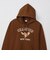 C3-C102　M HOODED SWEATSHIRT　BROWN　701832-0003