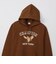 C3-C102　M HOODED SWEATSHIRT　BROWN　701832-0003