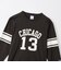 C3-C424　M 3/4 SLEEVE FOOTBALL T-SHIRT　OFF BLACK　701842-0001