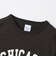 C3-C424　M 3/4 SLEEVE FOOTBALL T-SHIRT　OFF BLACK　701842-0001
