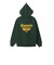 C3-C107　M HOODED SWEATSHIRT　DARK GREEN　701833-0002