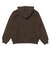 125K1051500　M Sweat Zip Parka　BROWN　701868-0002