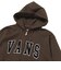 125K1051500　M Sweat Zip Parka　BROWN　701868-0002