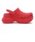 211919-7AQ　BAE VELVET CLOG W　DIGIT RASPBERRY　699192-0001