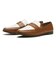 W5067　COIN LOAFER WR　BROWN/IVORY　697812-0003