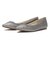 JE-1110　POINTED PUFF BALLET　G.SILVER　703835-0002