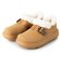 1XM02869H925　PUFFER BOLD SLIP ON v2 FUR　*Beige/Brown　702671-0001