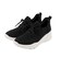 7504　KNIT SNEAKERS　BLACK　704011-0001