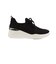 7504　KNIT SNEAKERS　BLACK　704011-0001