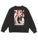 225-026010　WILD-CARD SWEAT CREW NECK　BLACK　705365-0002
