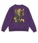 225-026010　WILD-CARD SWEAT CREW NECK　PURPLE　705365-0001