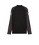 660875　M INDIVIDUALFINAL 1/4 ZIP TOP　01BK/MINT JELLY　707039-0001