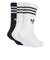 JZ7496　K CREW SOCKS 3P　WHT/WHT/BLK　706644-0001