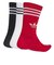JW0332　K CREW SOCKS 3P　BETT/BLK/WHT　706643-0001