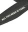 126R1021200　M All you need is Vans L TEE　BLACK　705888-0002