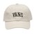 126R7160400　Flowers college Logo Low Cap　IVORY　705410-0001