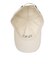 126R7160400　Flowers college Logo Low Cap　IVORY　705410-0001