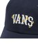 126R7160400　Flowers college Logo Low Cap　NAVY　705410-0002