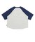 126R3020601　W raglan sleeves cropped TEE　BLUE　705872-0002