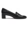 JE16604A　ONEPOINT HEEL LOAFER 4　BLACK　711921-0001
