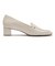 JE16604A　ONEPOINT HEEL LOAFER 4　C.BEIGE　711921-0002