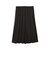 636872　W T7 MIDI PLEATED SKIRT　01BK　708953-0001