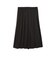 636872　W T7 MIDI PLEATED SKIRT　01BK　708953-0001