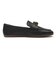 W35402　W G AMBITION ALETTE BUCKLE LFR　BLACK TUMBLED　712639-0001
