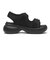 W2065　CL VL 2BUCKLE SANDAL 6　ALL BLACK　705061-0001