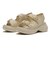 W2065　CL VL 2BUCKLE SANDAL 6　BEIGE　705061-0002