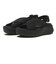 W2068　CL CROSS KNIT SANDAL 5　ALL BLACK　705121-0001