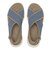 W2068　CL CROSS KNIT SANDAL 5　BLUE　705121-0004