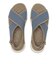 W2068　CL CROSS KNIT SANDAL 5　BLUE　705121-0004