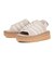 IH6632　GAZELLE BOLD SANDAL W　ALUM/ALUM/GOLD　704674-0001