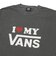 126R1013200　I LOVE MY VANS Pigment Dye TEE　BLACK　705894-0001