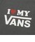 126R1013200　I LOVE MY VANS Pigment Dye TEE　BLACK　705894-0001