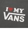 126R1013200　I LOVE MY VANS Pigment Dye TEE　BLACK　705894-0001