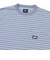 126R1060201　CAVE Crew Neck Boarder S TEE　BLUE　709264-0003