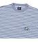 126R1060201　CAVE Crew Neck Boarder S TEE　BLUE　709264-0003