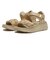 W2073　CL CHIFFON SANDAL　BEIGE　704942-0002