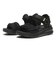 W2073　CL CHIFFON SANDAL　ALL BLACK　704942-0001