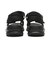 W2073　CL CHIFFON SANDAL　ALL BLACK　704942-0001