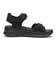 W2072　CL 2BELT SANDAL　ALL BLACK　704941-0002