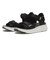 W2072　CL 2BELT SANDAL　BLACK　704941-0001