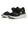 W2072　CL 2BELT SANDAL　BLACK　704941-0001