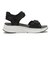 W2072　CL 2BELT SANDAL　BLACK　704941-0001