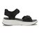 W2072　CL 2BELT SANDAL　BLACK　704941-0001